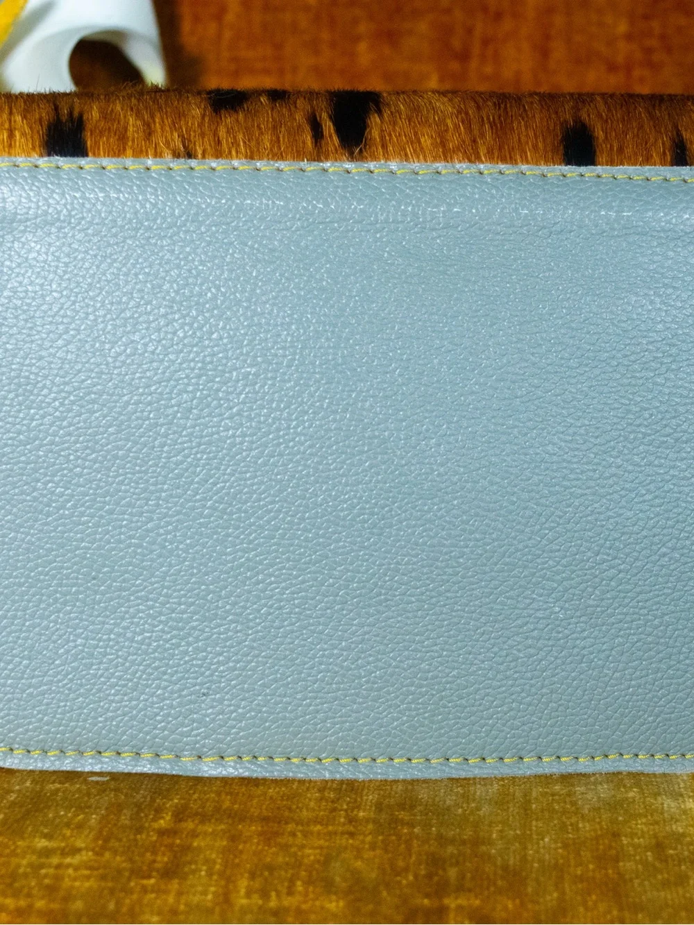 Soruka 1 of 1 Leather and Haircalf Sustainable Upcycled Crossbody Bag